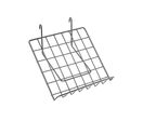 Etagère Inclinée pour Grilles 36x36cm Gris Alu