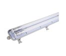Pack de 8 - Kit de Réglette LED étanche Double IP65 + 2 Tubes T8 120cm 18W - Blanc Neutre 4000K