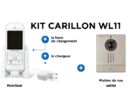 Carillon audio / Vidéo sans fil technologie DECT | WL11 AIPHONE