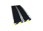 Rampe PMR valise pliable en 2 ou 4 - Surface antidérapante - ECO+