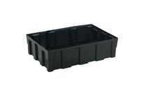 Cemo - Bac de rétention modulable 250L PE - Gris - 1210x810x330 mm - Éco-responsable, Résistant Acides Bases