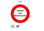 Panneau B19 Autres interdictions
