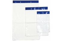 Sac plastique plat standard liassé à ouverture décalée - TRANSPARENT 20 µ 30 x 40 cm