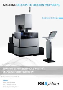 Machines de découpe fil par électroérosion à fil continu molybdène de 400x300 à 1600x1200mm