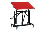 Desserte Mobile Avec Plateau Inclinable