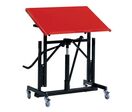 Desserte Mobile Avec Plateau Inclinable