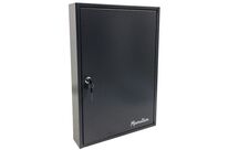 Manutan Expert - Armoire à clés 100 crochets - Acier Gris Foncé - Fermeture à clé - Garantie 10 ans