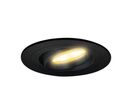 Spot LED Encastrable Orientable 5W Rond Noir SMD - Blanc Chaud 2300K - 3500K