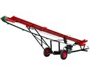 Tapis convoyeur pour bois de chauffage 5 mètres avec moteur essence de 2,5 ch - Sur roues avec timon Torros HTB50