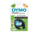 Ruban d'étiquetage 12 mm noir sur blanc | Dymo LetraTag S0721660