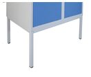 Socle pieds métalliques pour vestiaire monobloc | Akaze