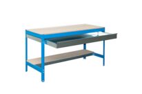 Etabli d&amp;#039;atelier à 2 niveaux avec tiroir