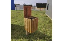 Poubelle de ville Shetland