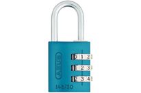 Abus - Cadenas à codes 145 - 30mm Bleu - Combinaison interchangeable - Classe 3