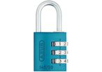 Abus - Cadenas à codes 145 - 30mm Bleu - Combinaison interchangeable - Classe 3