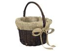 PANIER OSIER BRUT+JUTE D.28