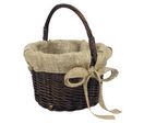 PANIER OSIER BRUT+JUTE D.28