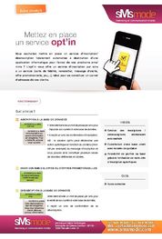 Catalogue Fiche produit opt’in