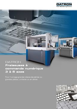Fraiseuses UGV 3 à 5 axes