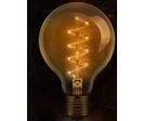 Ampoule LED sphérique - Globe Filament twisted G125 6w
