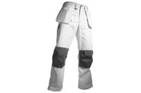 Pantalon de travail pour peintre haut de gamme, blanc
