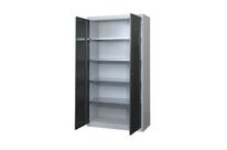 Armoire à portes battantes - 4 tablettes amovibles