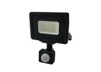 Projecteur LED 10W IP65 avec Détecteur de Mouvement - Blanc Neutre 4000K - 5500K / Noir