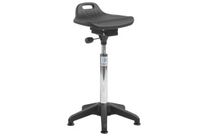 Tabouret à assise inclinable et support lombaire