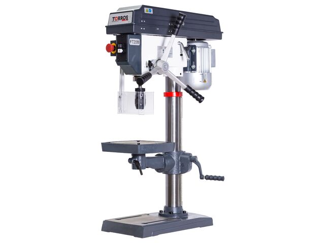 Perceuse d'établi professionnelle jusque ø 25 mm raccord CM2 750W 230V 12 vitesses Torros FT20M