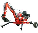 Mini-pelle tractable avec attelage - Rotation 360° moteur essence 15 ch MW Tools GMA360