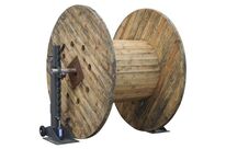 Cable Equipements - Chandelles hydrauliques AXO 6T - Capacité 6000 kg - Pour tourets - Acier Époxy - Garantie 3 ans