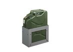 Jerrican métallique 20 litres et support