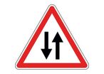 Panneau circulation dans les deux sens - A18