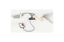 Top access encastrable avec prise électrique, 1 USB, 1 RJ45