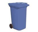 Conteneur de tri 240 Litres Bleu | B240LROUL Bleu