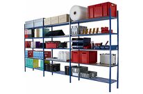 Rayonnage semi-lourd emboîtable tubulaire - modèle Protub - Profondeur 600 mm longueur 2000/20