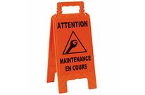 Chevalet de signalisation - "MAINTENANCE EN COURS"