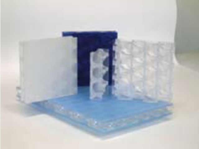 Plaque PE nid d'abeille pour fabrication de planchers | Abaqueplast  