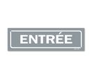 Panneau entrée - Fond gris