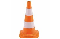 Cône de signalisation à 2 bandes