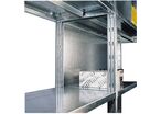 Fond tôlé de rayonnage Galvatop H.3000 x L.970 mm