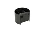 Applique Murale Graphite Grise 12W Double Faisceau IP65 Ovale - Blanc Neutre 4000K - 5500K