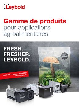 Gamme de produits Leybold pour l'agroalimentaire