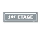 Panneau 1er étage - Fond gris
