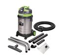 Aspirateur industriel à sec - classe M - pour poussières dangereuses et fines - cuve en acier inoxydable de 33 litres 1 moteur 1 kW 230 V Cleancraft DRYCAT 133 IRSC M-CL