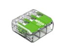 Connecteur à levier WAGO, 3 pôles Cuivre 32A Polycarbonate Levier 450V 221
