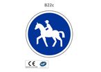 Panneau B22c Chemin obligatoire pour cavaliers