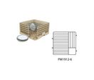 PLATE CRATE AVEC SUPPORT POUR / 19 ASSIETTES Ø 279 A 305 MM
