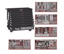 Servante black midi master set 8 tiroirs Teng Tools TCMM498NBK