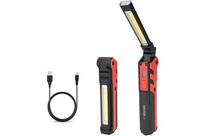 Velamp - Kit Lampe d&amp;#039;inspection rechargeable LED + Torche Multifonctions - 350 lm - Autonomie 3h - USB - IP42